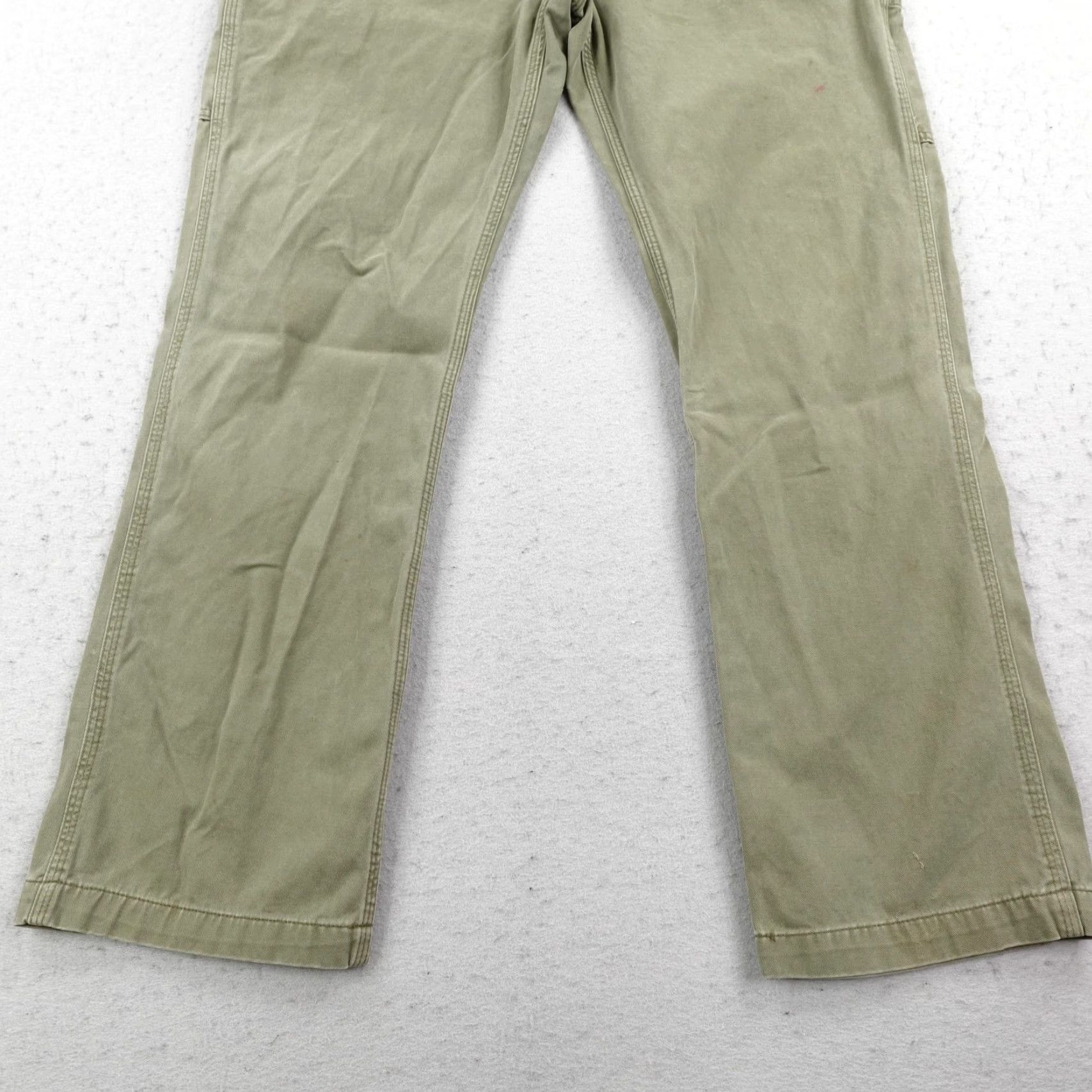 Carhartt Carhartt Pants Mens 36x32 Green Relaxed Fit Twill Carpenter Dungaree Work Washed Size US 36 / EU 52 - 3 Thumbnail