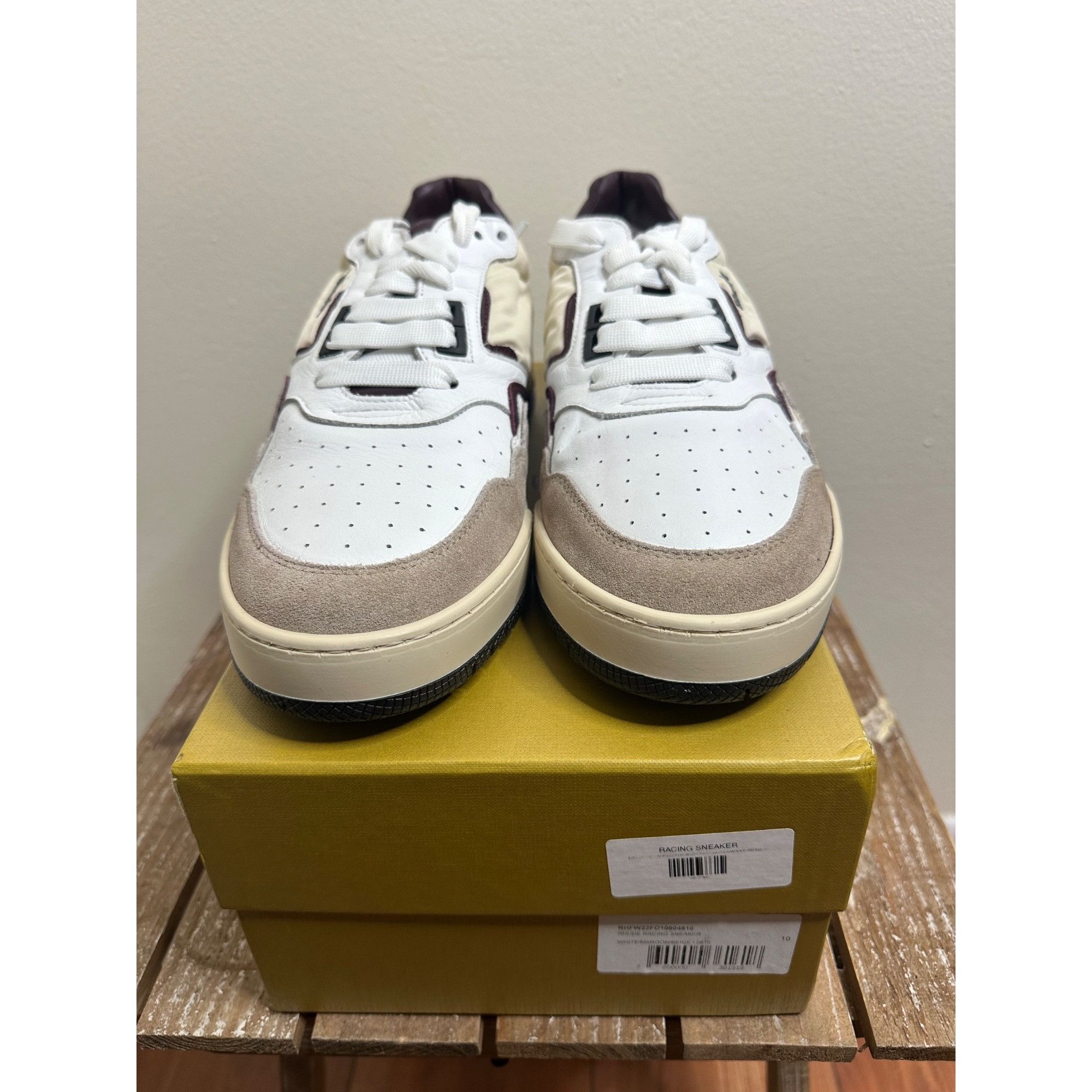 Rhude Rhude Racing Logo Embroidered Sneaker Size US 10 / EU 43 - 2 Thumbnail