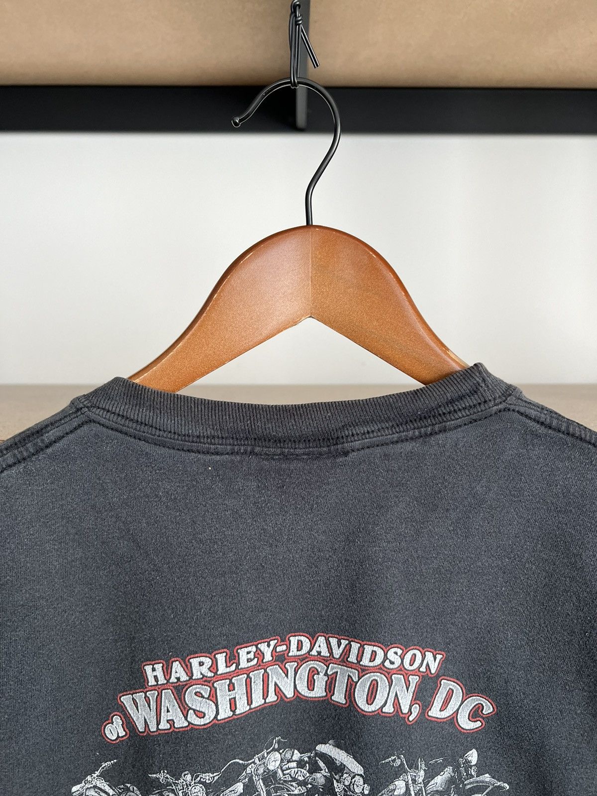 Harley Davidson Vintage 2000s Harley Davidson Rolling Thunder Eagle T-shirt Size US L / EU 52-54 / 3 - 19 Thumbnail