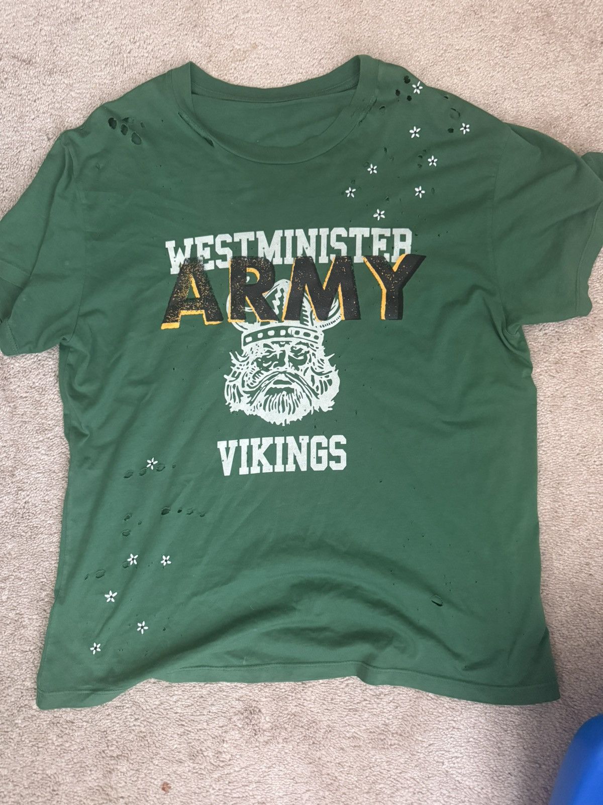 Amiri Amiri ARMY t shirt Size US S / EU 44-46 / 1 - 1 Thumbnail