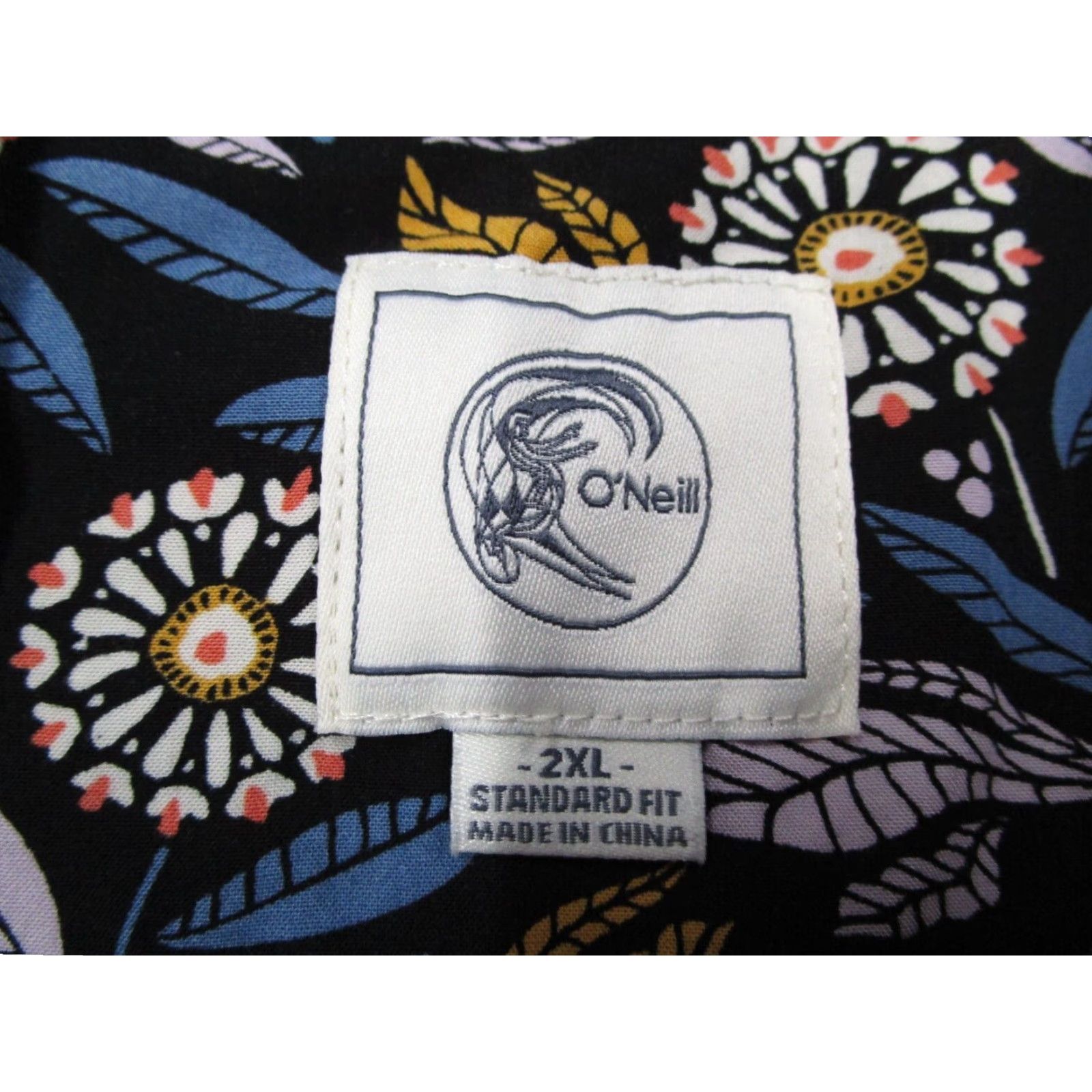 O'Neill VINTAGE ONeill Shirt Men 2XL XXL Blue Button Up Short Sleeve Hawaiian Organic Blend Tiki Size US XXL / EU 58 / 5 - 3 Thumbnail