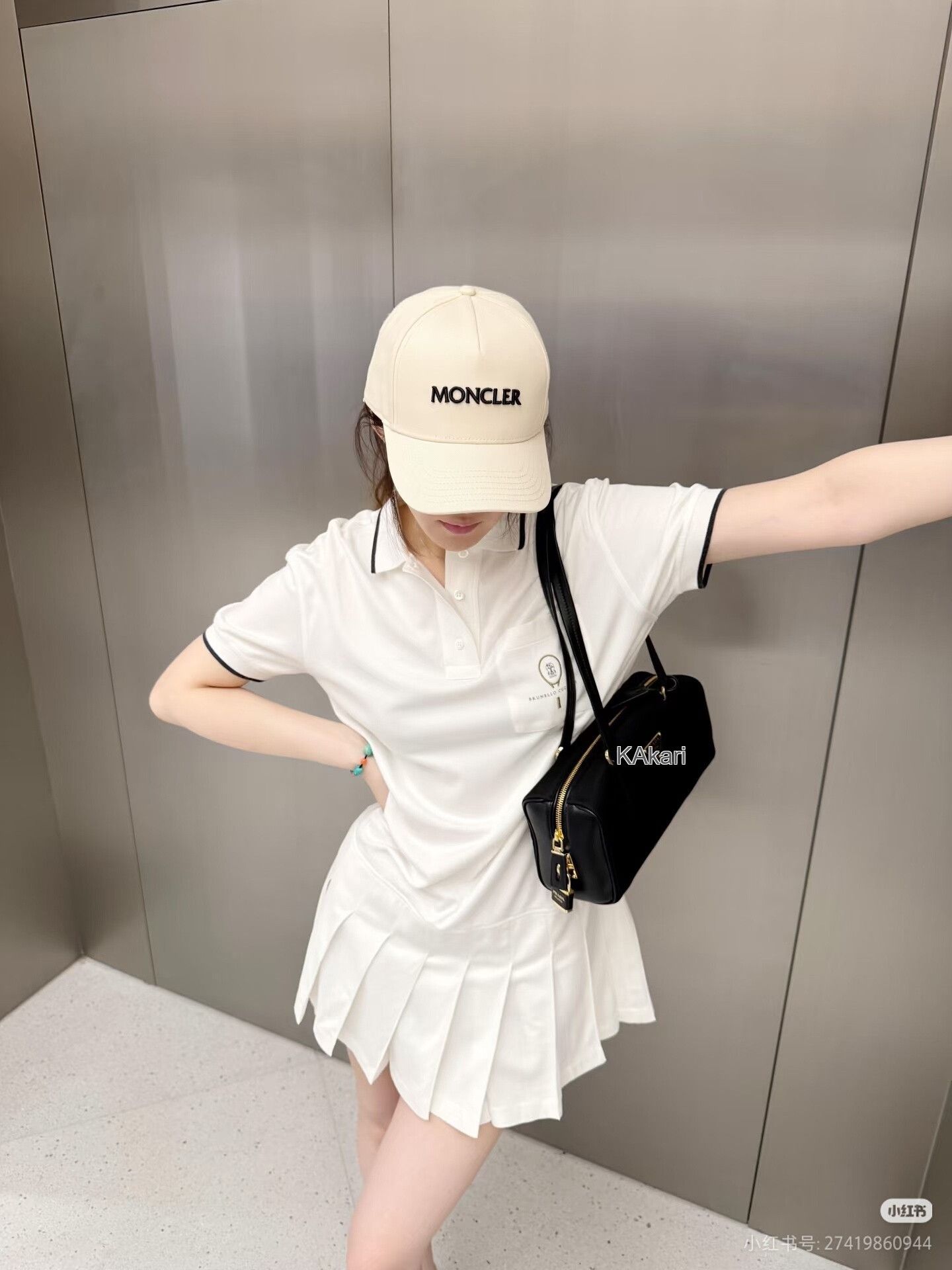 Moncler Moncler Uni Logo Embroidered Cap Size ONE SIZE - 9 Thumbnail