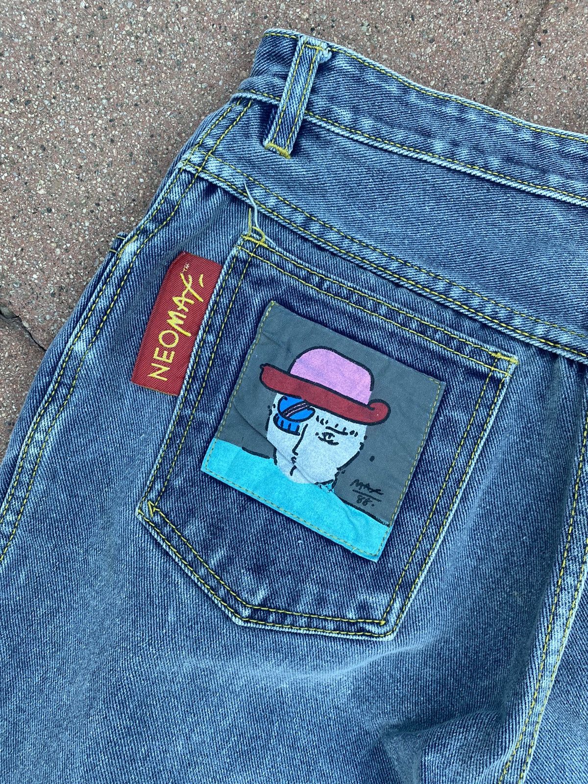 Other VINTAGE Peter Max NeoMax Jeans Size 28" / US 6 / IT 42 - 4 Thumbnail