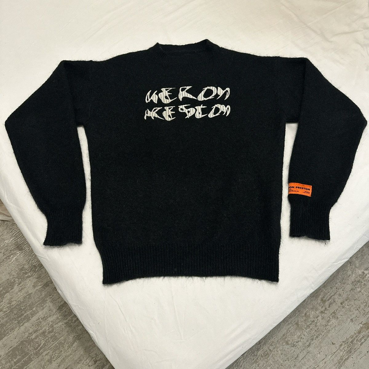 Heron Preston Heron Preston Black Mohair Sweater Size US M / EU 48-50 / 2 - 1 Thumbnail