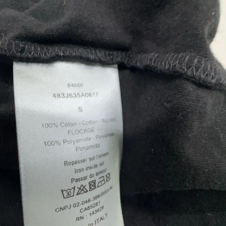 Dior Dior Dior Black Short Sleeve T-Shirt with Print 0079-2507 Size US S / EU 44-46 / 1 - 4 Thumbnail