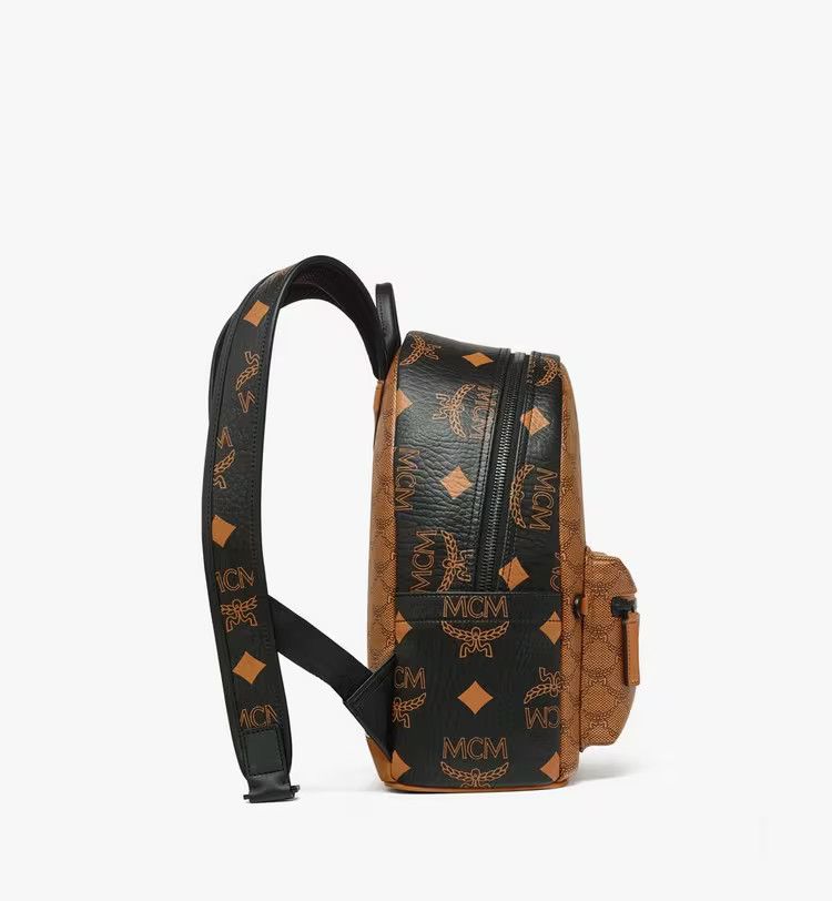 MCM o1mt1gz1125 Dup / Size: OS / Small Backpack in Brown/Black Size ONE SIZE - 3 Thumbnail