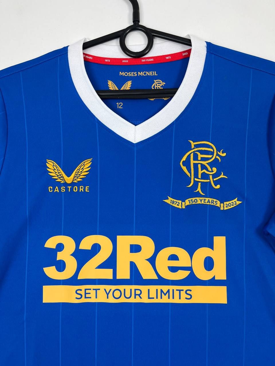 Castore Rangers FC 2022 Home Football Soccer Shirt Castore Size M Size US S / EU 44-46 / 1 - 2 Thumbnail
