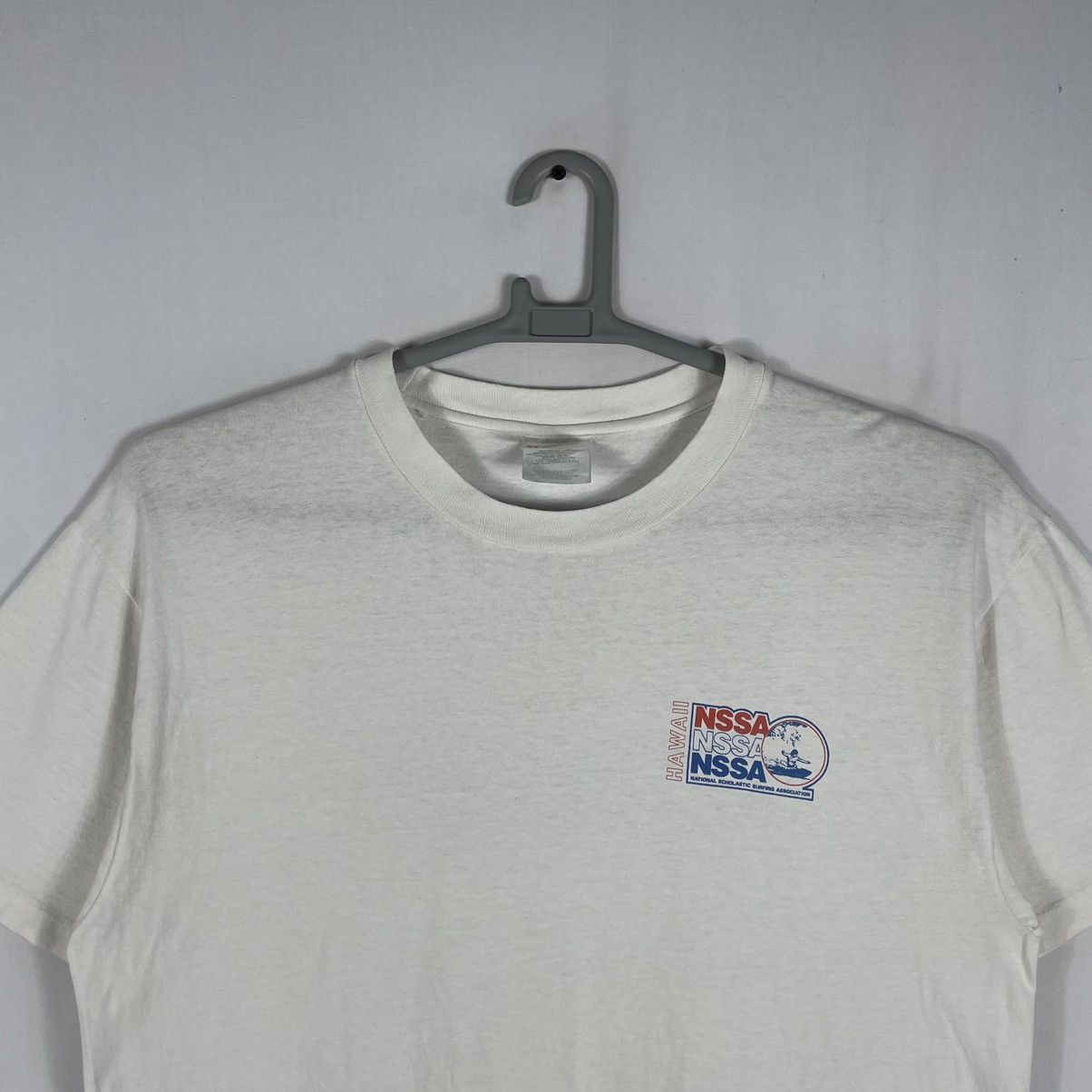 Hanes × Vintage 🔥Rare🔥Vintage 90s NISSA Surfing Associaton Big Logo Surf Tee Size US L / EU 52-54 / 3 - 4 Thumbnail