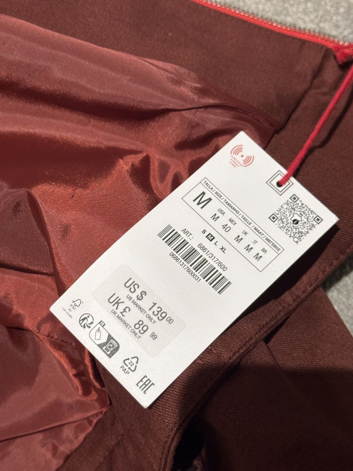 Zara Zara x Harry Lambert red color block jacket Size US M / EU 48-50 / 2 - 5 Thumbnail
