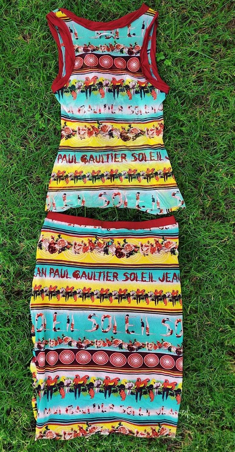 Jean Paul Gaultier Jean Paul Gaultier Diver Tropical Parrot Mesh Skirt Top Size ONE SIZE - 19 Thumbnail