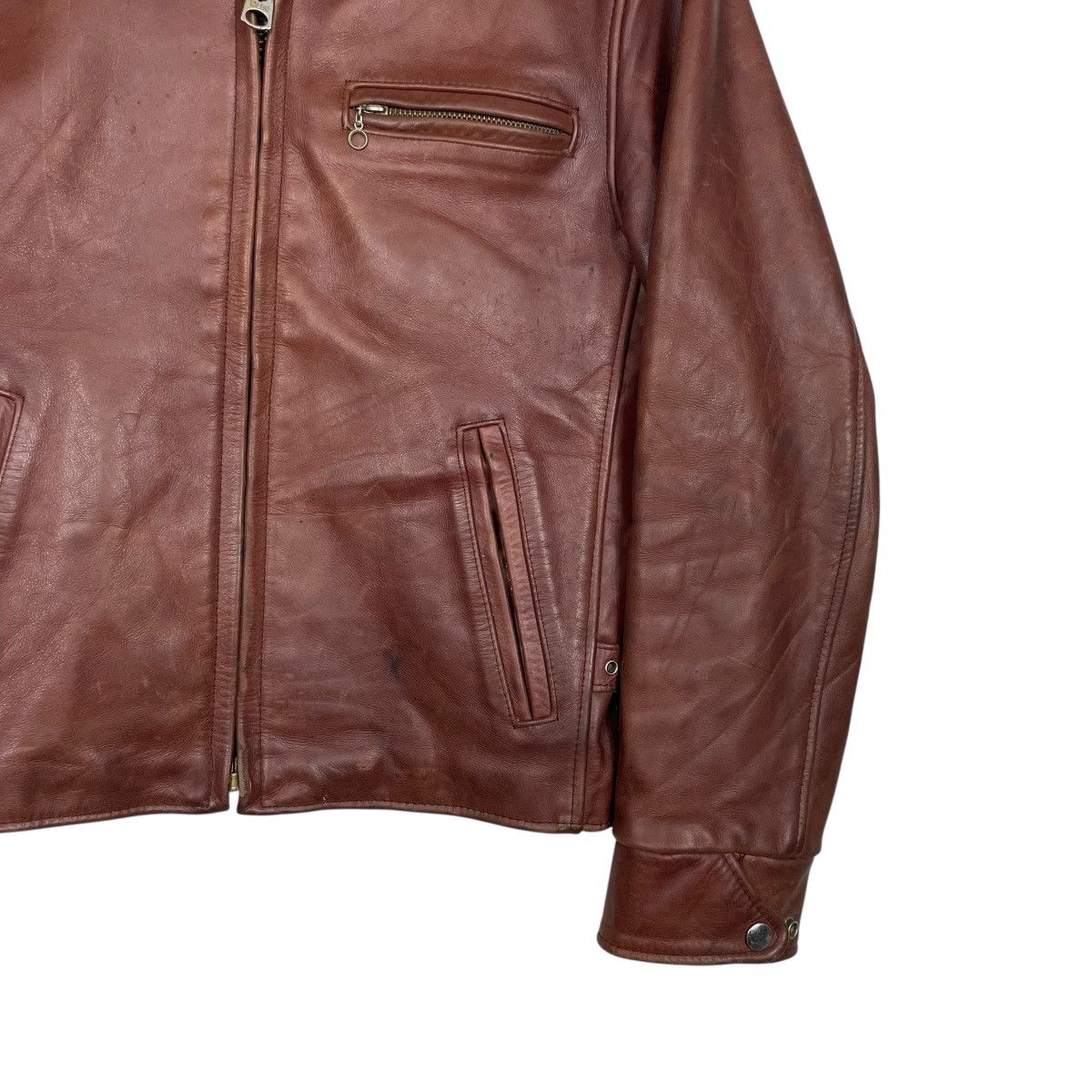 The Real McCoy's B-McCoy’s Steerhide Rider Jacket Size 36 Size US S / EU 44-46 / 1 - 4 Thumbnail