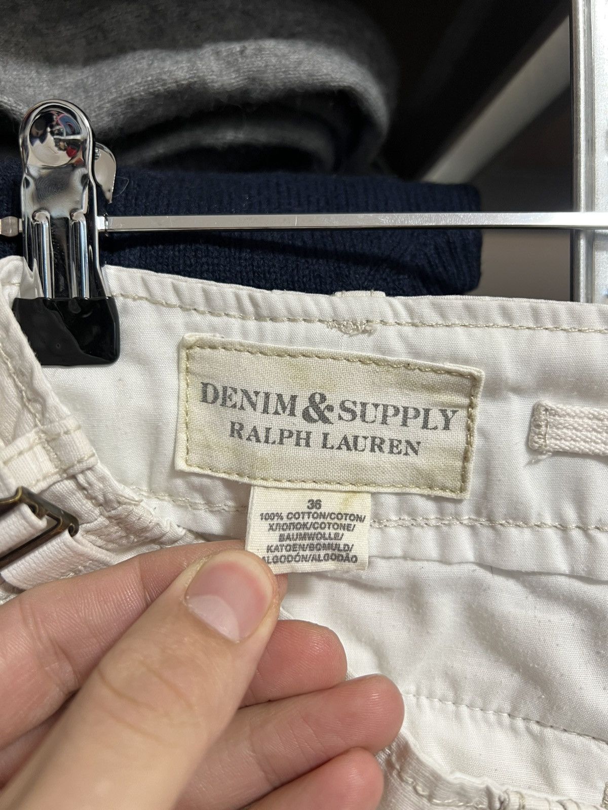 Denim & Supply Ralph Lauren × Polo Ralph Lauren × Vintage Vintage Ralph Lauren Cargo Denim & Supply Shorts Size 36 Size US 36 / EU 52 - 7 Thumbnail