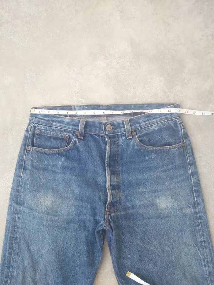 Levi's × Vintage 80s Vintage Levis 501 Made In USA Distressed Jeans 32x30 Size US 32 / EU 48 - 7 Thumbnail