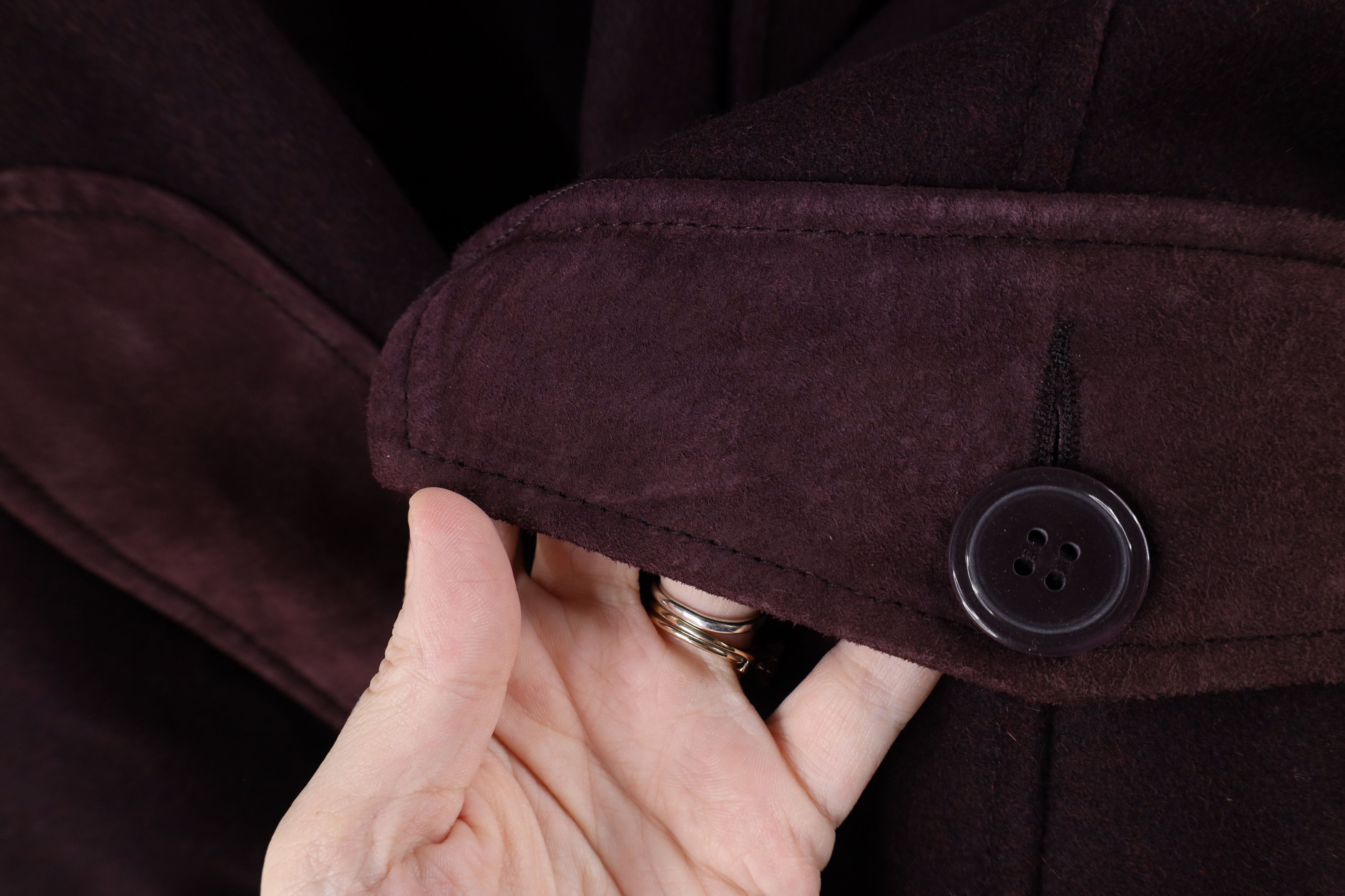 Vintage Vintage 90s Streetwear Trim Wool Quilted Jacket Purple Size US M / EU 48-50 / 2 - 4 Thumbnail