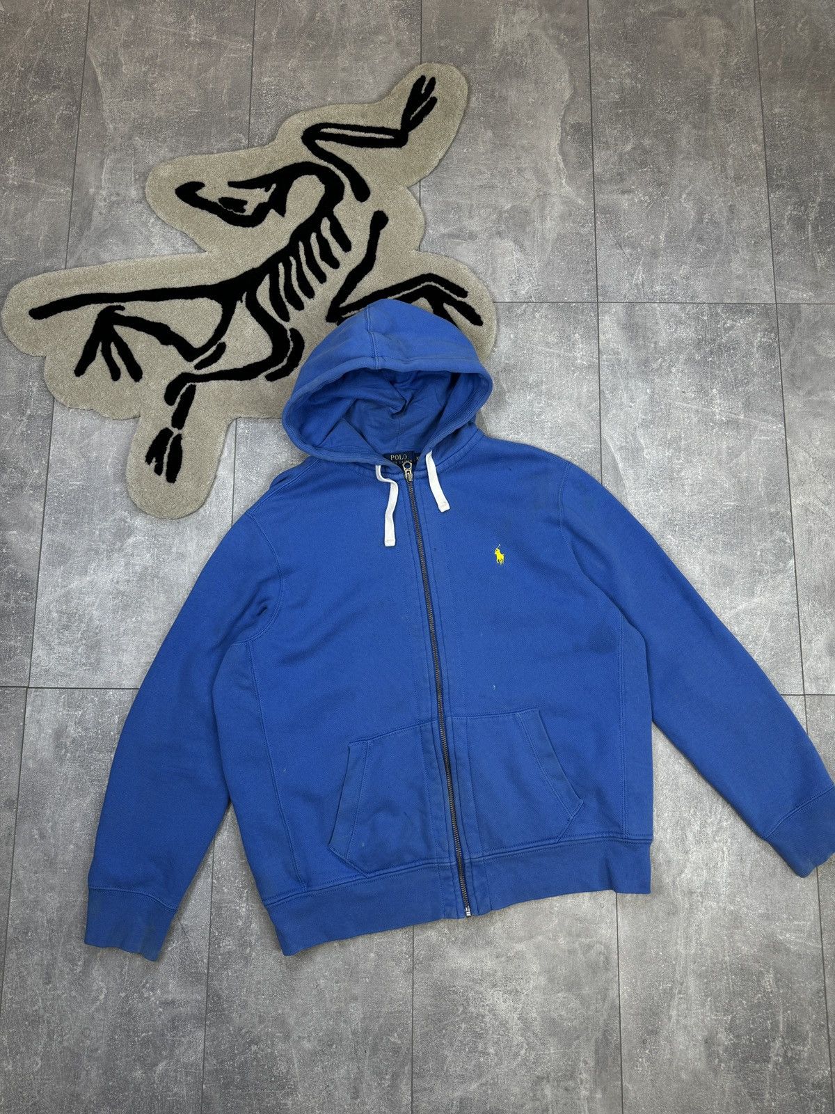 Polo Ralph Lauren Mens Vintage Polo Ralph Lauren zip hoodie y2k blue rare OG Size US XL / EU 56 / 4 - 25 Thumbnail