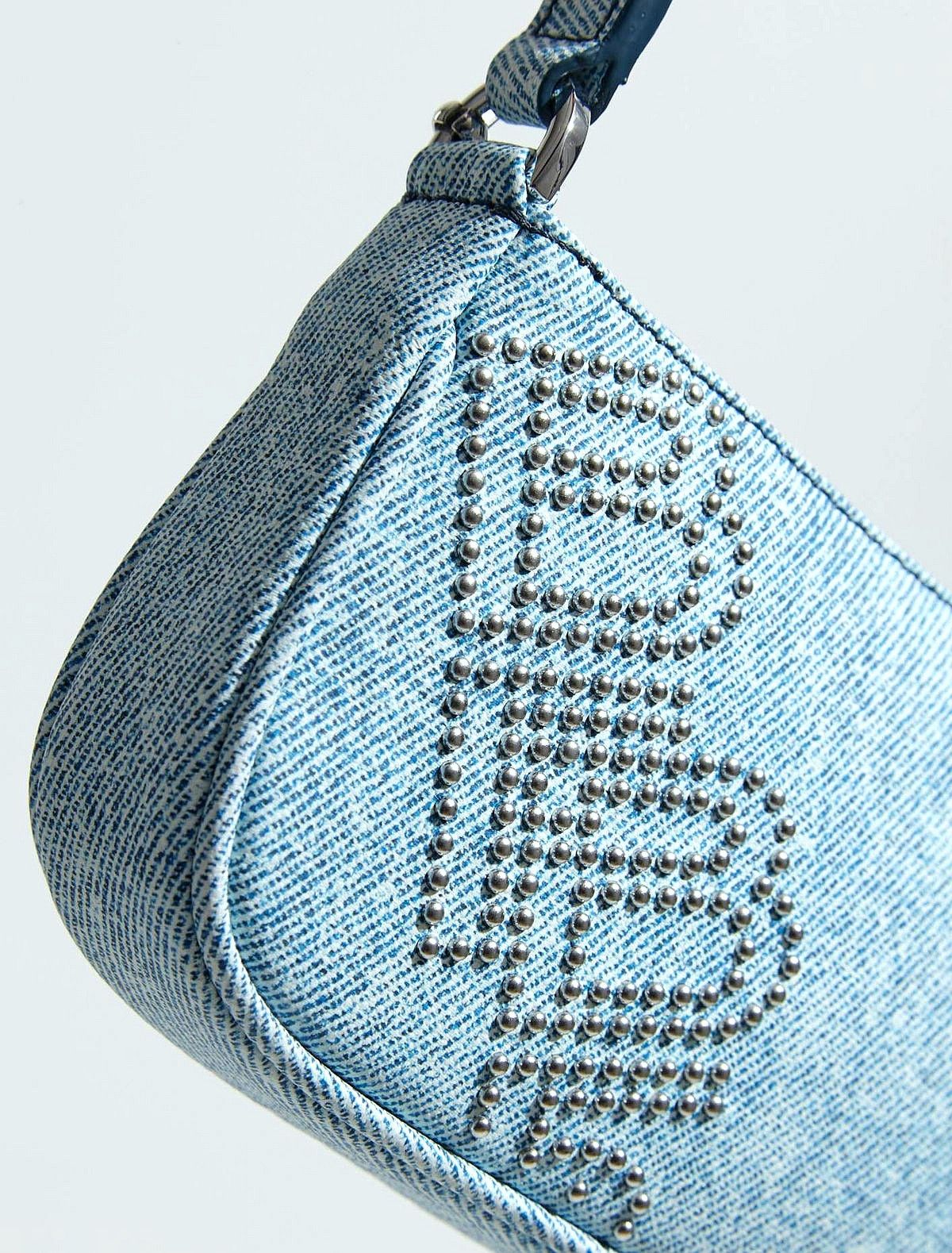 By Far 'Rachel mini' denim print bag Size ONE SIZE - 11 Thumbnail