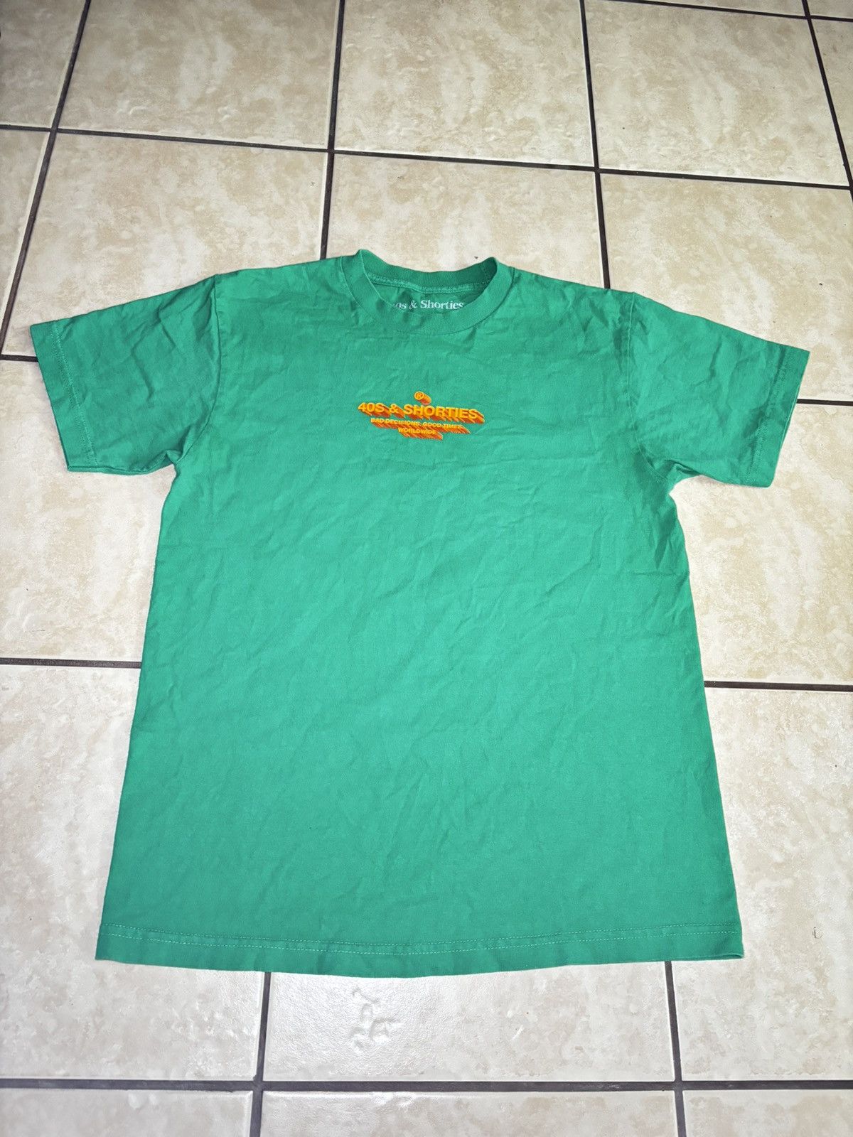 40's & Shorties 40’s and shorty’s green and orange T-shirt Size US M / EU 48-50 / 2 - 2 Thumbnail