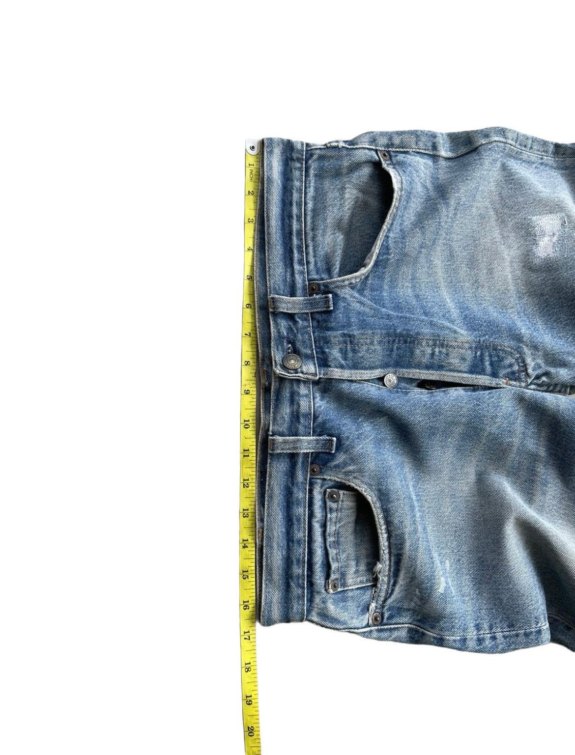 Levi's Vintage Levi’s 501 1987 Usa Aging Rework Zigzag Size US 33 - 17 Thumbnail