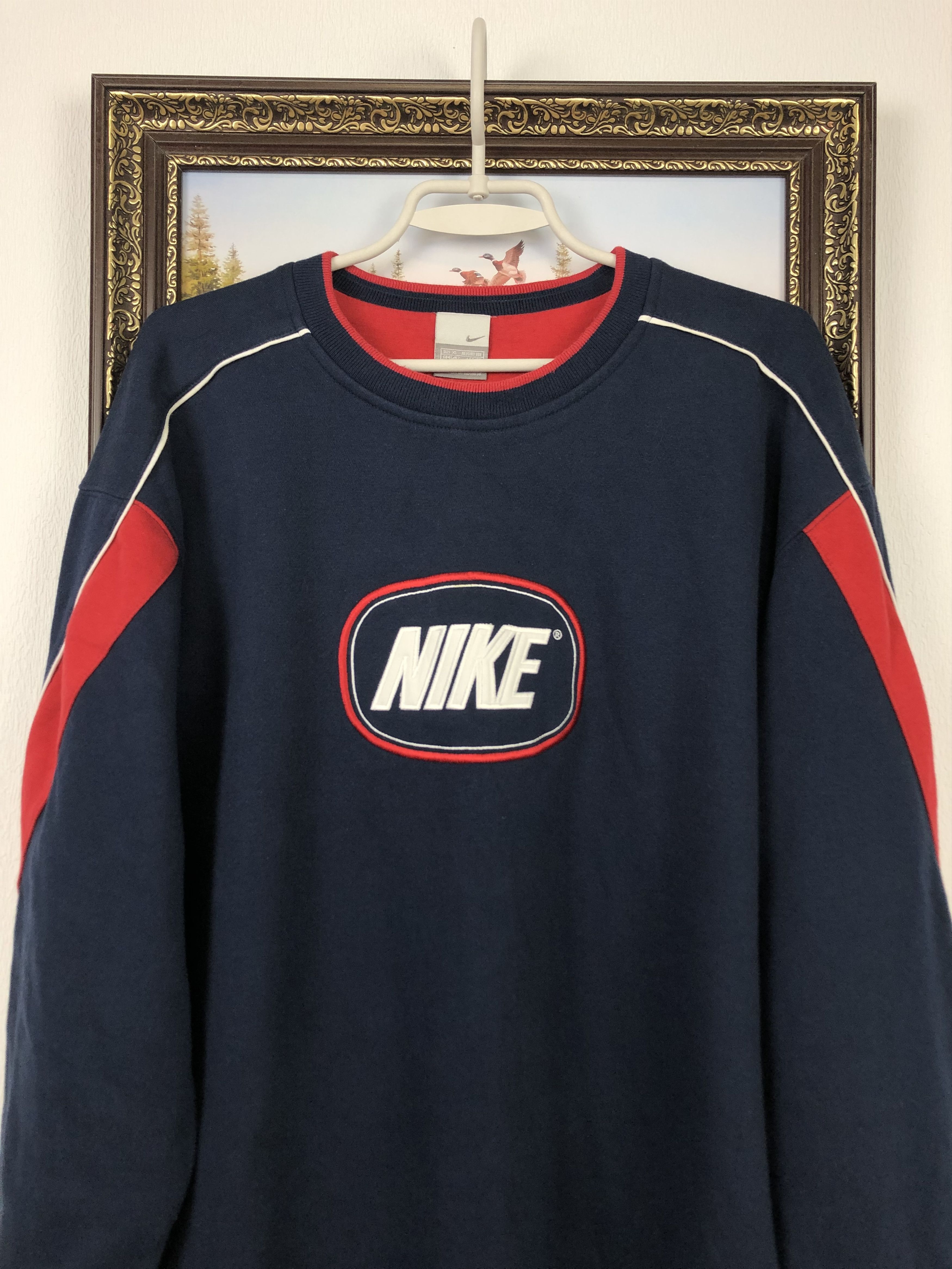 Nike × Vintage Vintage Nike Sweatshirt Big Swoosh Logo Rare Hype Grailed — free download