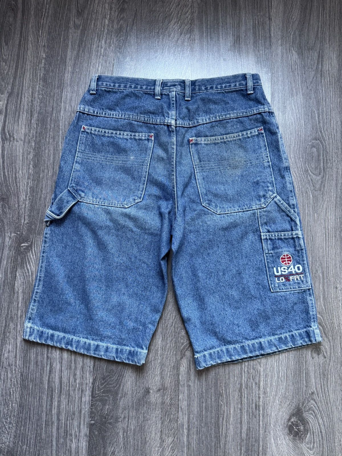 Rap Tees × Southpole × Vintage Y2K Vintage Southpole Style Rap Baggy Jeans Shorts Size US 32 / EU 48 - 7 Thumbnail