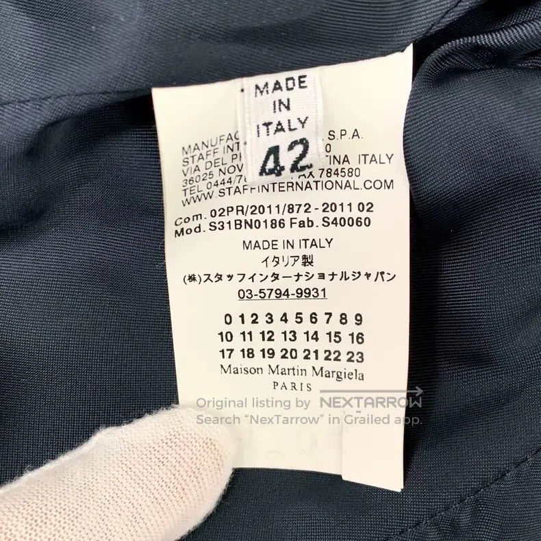 Maison Margiela Maison Margiela Colour block wool long-sleeved mink fur co Size M / US 6-8 / IT 42-44 - 6 Thumbnail