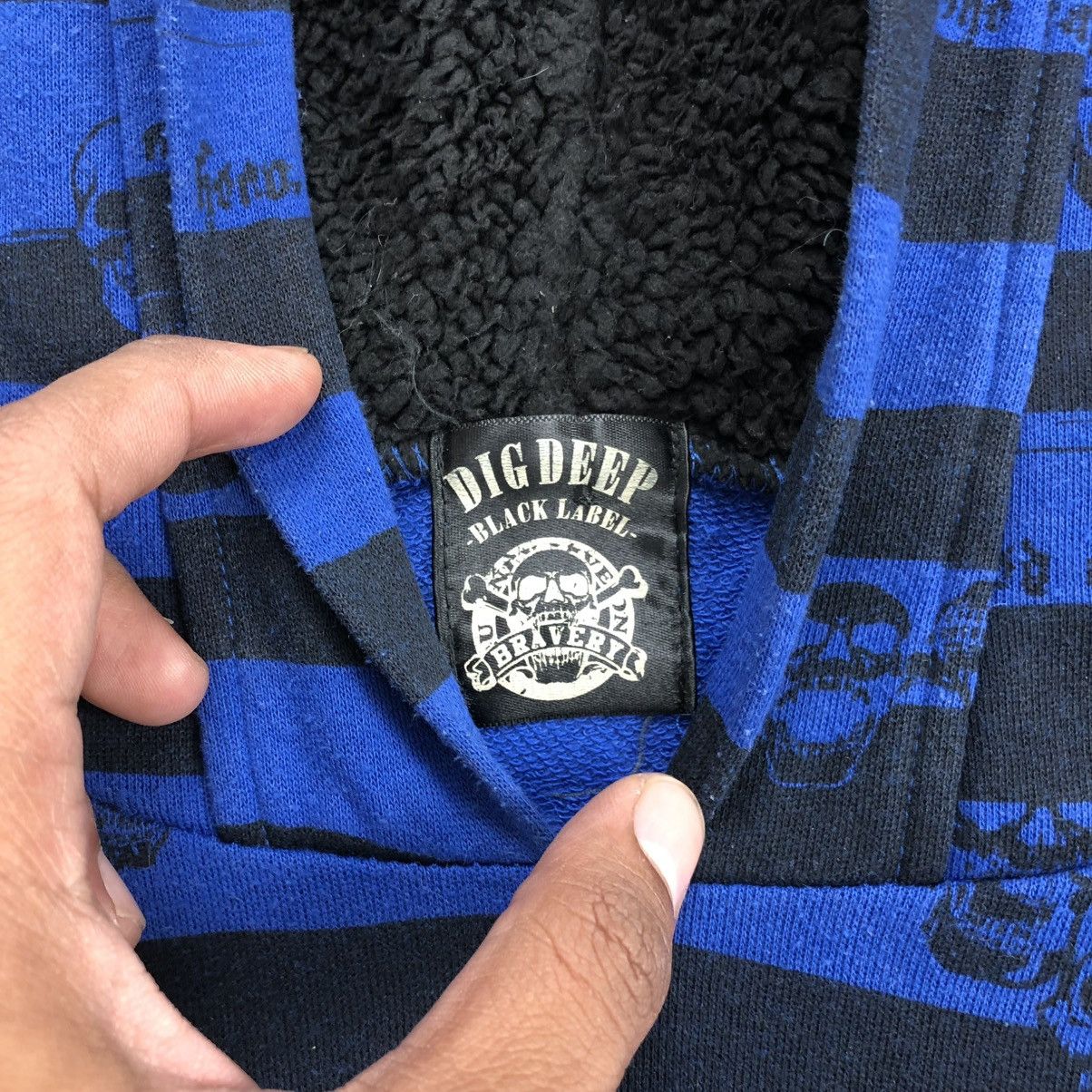 If Six Was Nine × Japanese Brand 2000s DigDeep Striped Skulls FullPrint Goa Lgb Zipper Hoodie Size US M / EU 48-50 / 2 - 4 Thumbnail