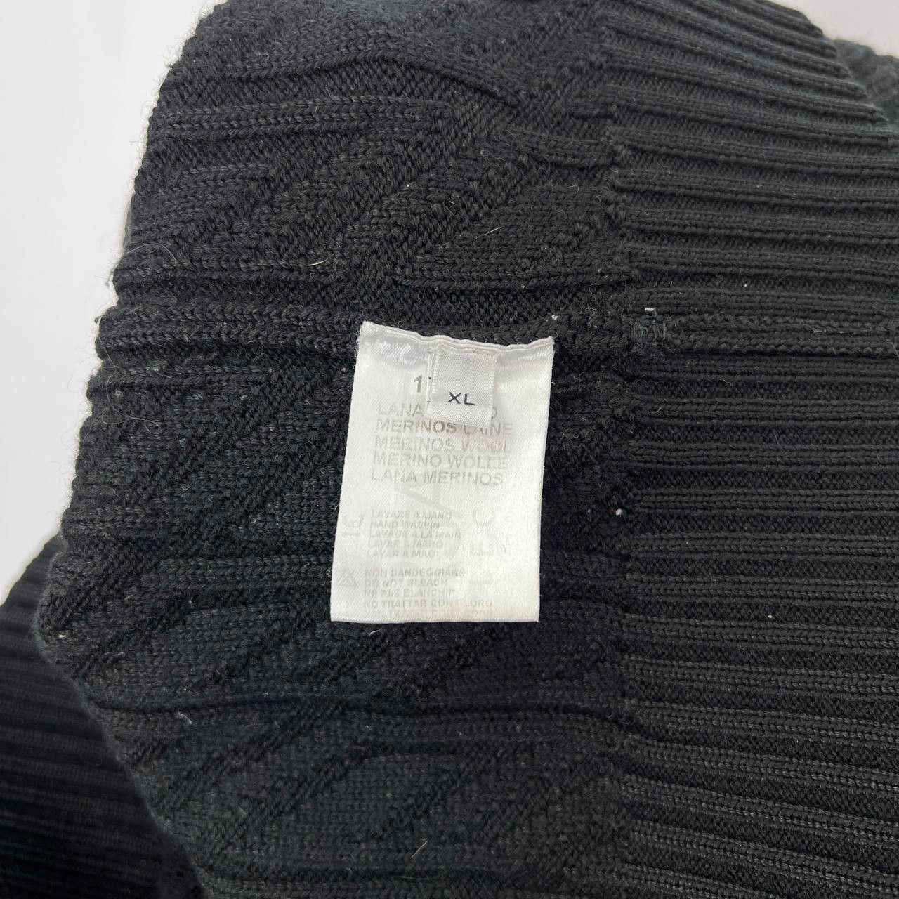 Versace Versace Black Sweater High Neck Size XL Size US XL / EU 56 / 4 - 8 Thumbnail
