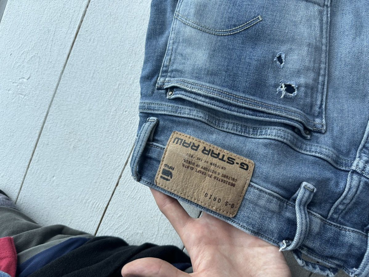 G-Star 🚨PUNK G STAR OPIUM SKINNY 96 BLUE MENS JEANS Y2k BIKER Size US 32 / EU 48 - 9 Thumbnail