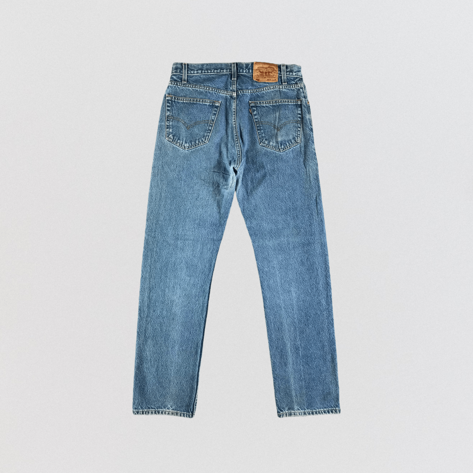 Levi's × Vintage 90s Vintage Orange Tab Levis 505 Jeans-JM3284 Size US 34 / EU 50 - 2 Thumbnail