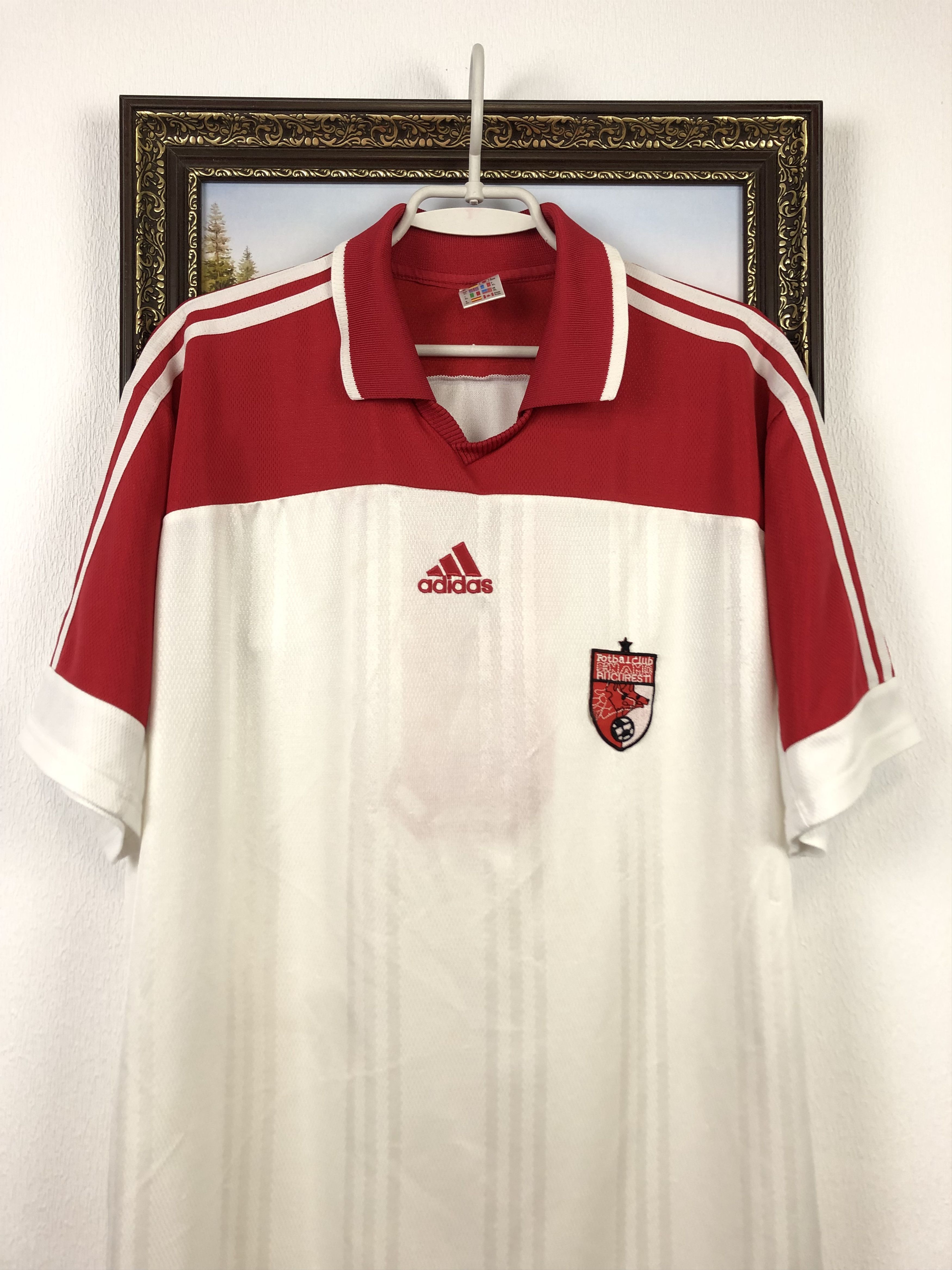 Adidas Vintage Dynamo Bucharest Football Shirt Player Issue Tee Size US XL / EU 56 / 4 - 2 Thumbnail
