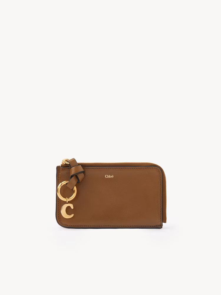 Chloe o1loc1c10226 Size: OS / Alphabet Card Holder in Dark Khaki Size ONE SIZE - 1 Thumbnail