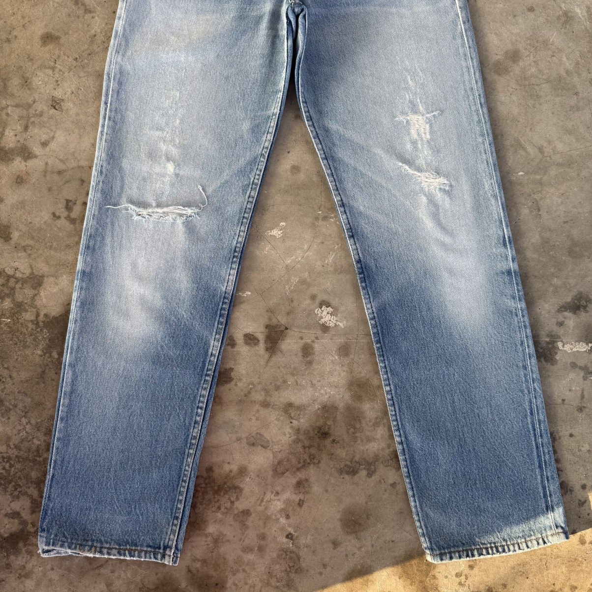 Levi's Vintage Clothing W30x30 Vintage Levi's 701 USA Faded Button Fly Denim Jean Size US 30 / EU 46 - 4 Thumbnail