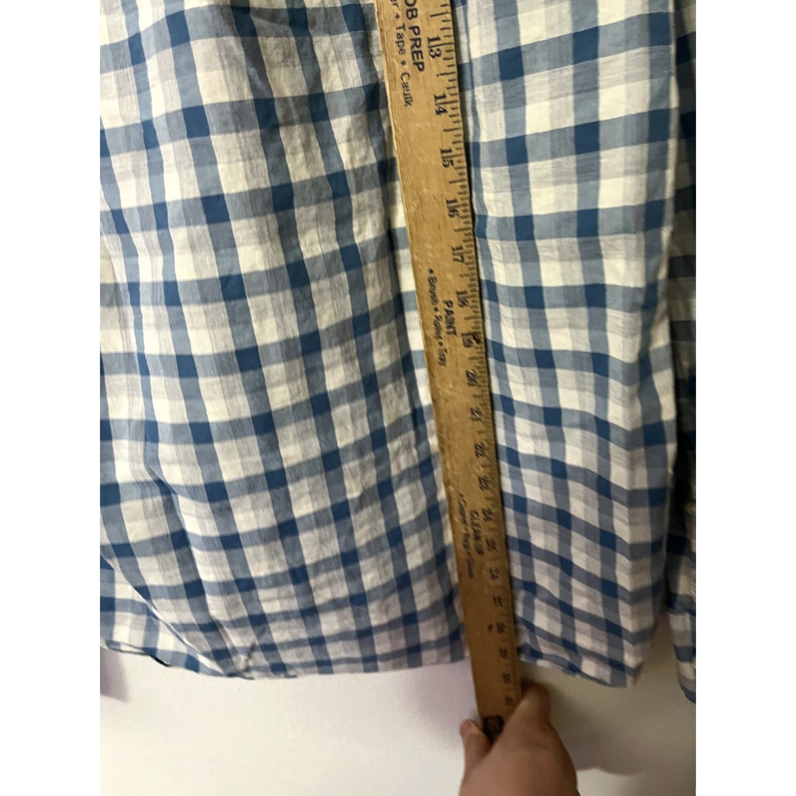 J.Crew J. Crew Men's Shirt Tailored Fit Button Down Plaid Blue Medium Size US M / EU 48-50 / 2 - 5 Thumbnail
