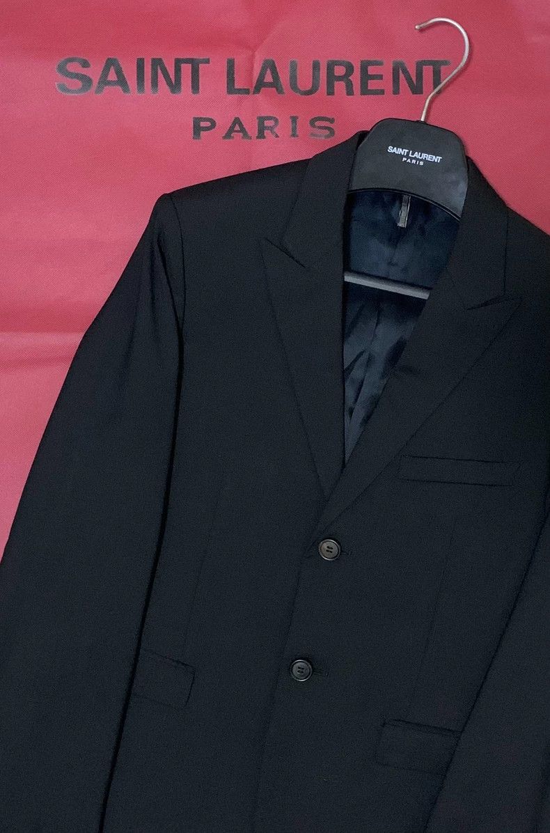 Dior Dior 08fw show style black two button sword collar blazer N Size 46R - 7 Thumbnail