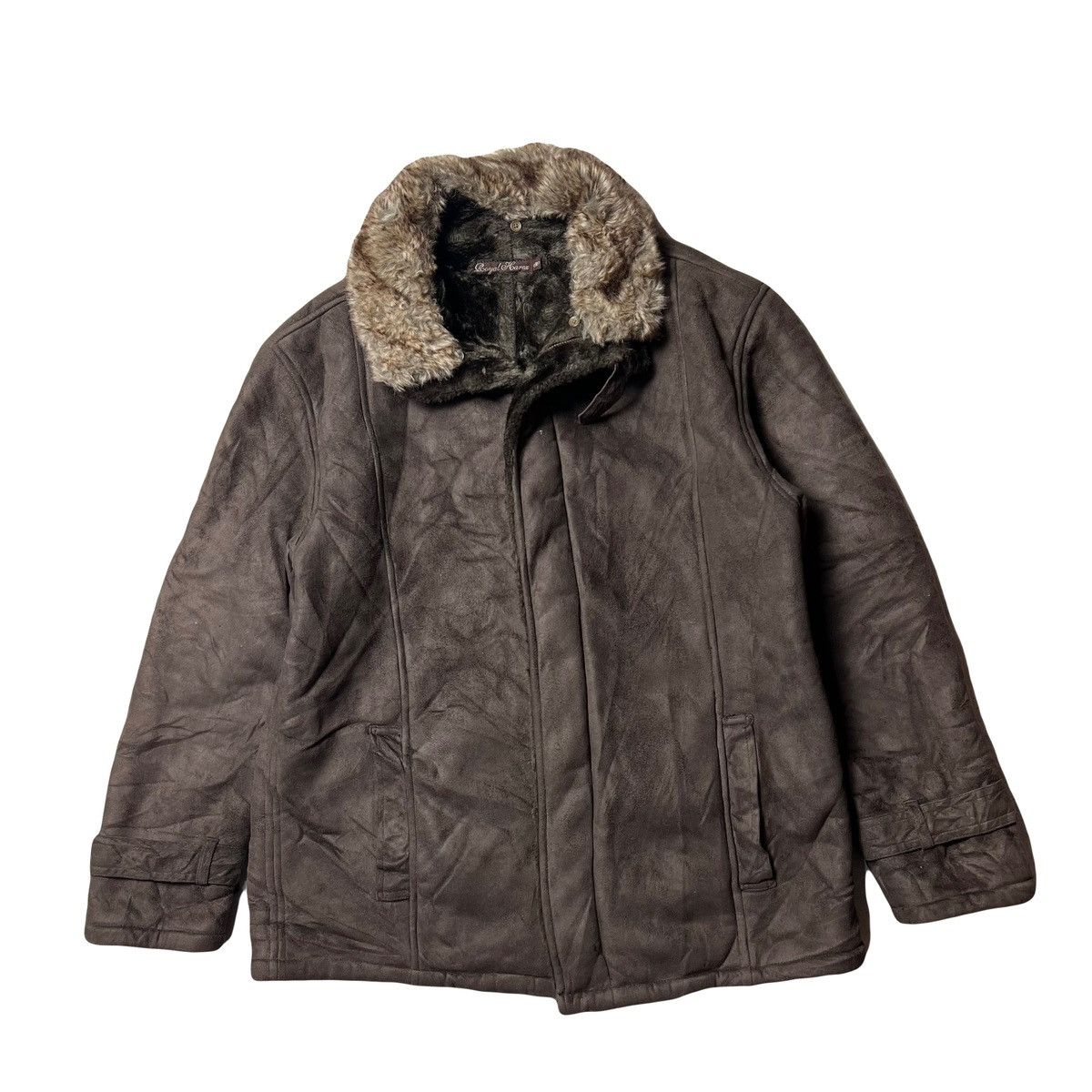 Japanese Brand Royal Harex Fur Suede G.O.A Kmrii Lgb Style Jacket