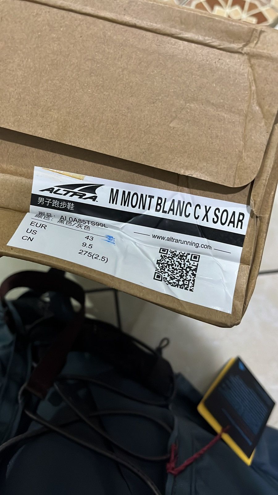 Altra Altra X Soar Carbon Mont Blanc Trail Running Shoes Size US 9.5 / EU 42-43 - 9 Thumbnail