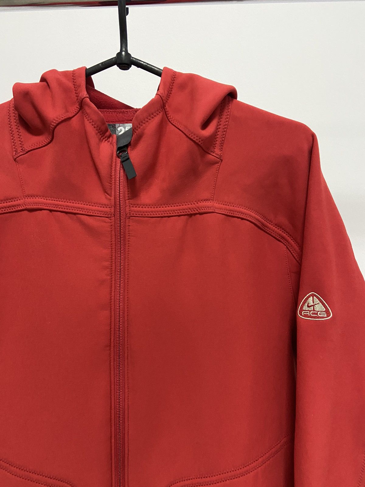 Nike Acg Vintage Zip Hoodie Soft Shell Logo Embroidered