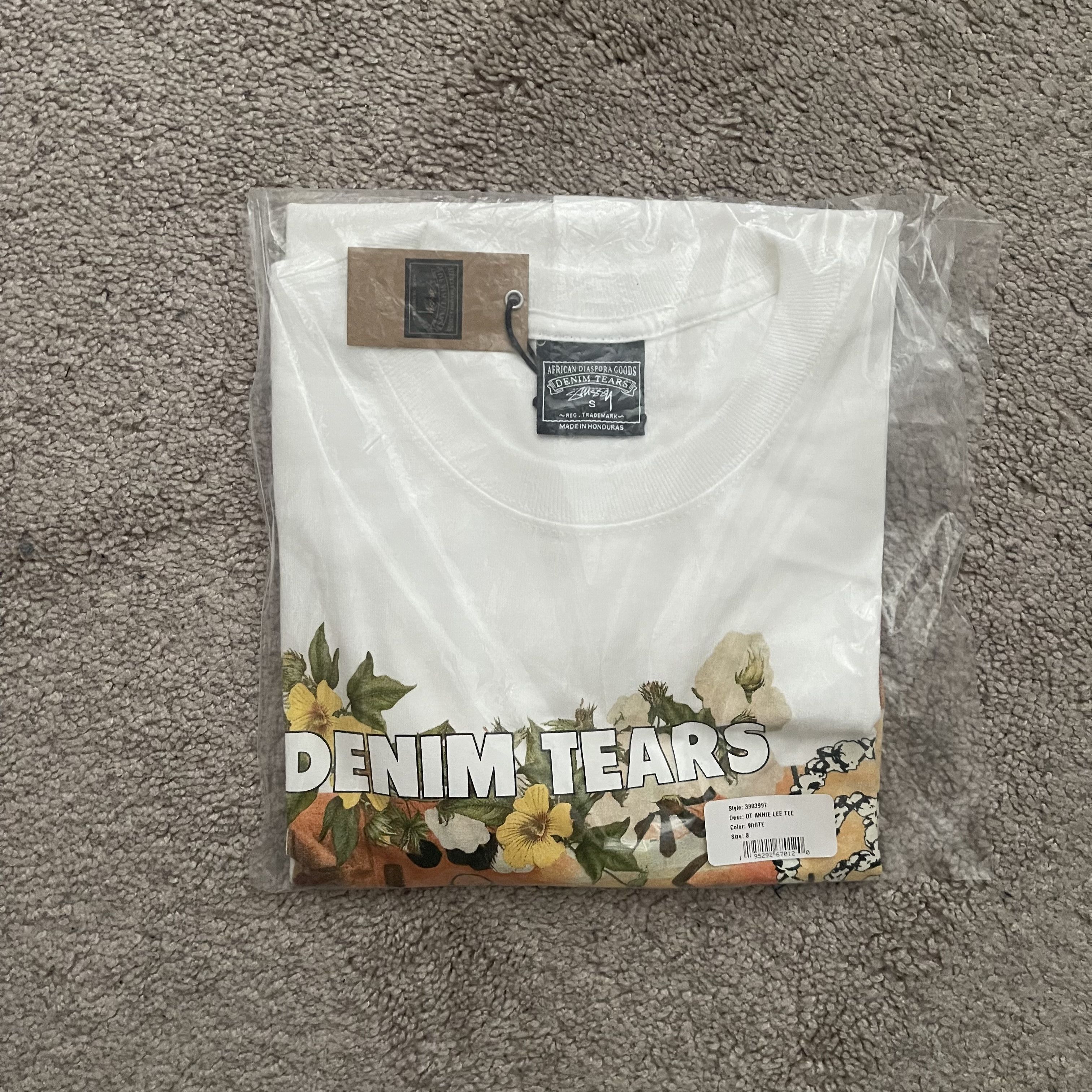 Stussy x Denim Tears Annie Lee Tee White