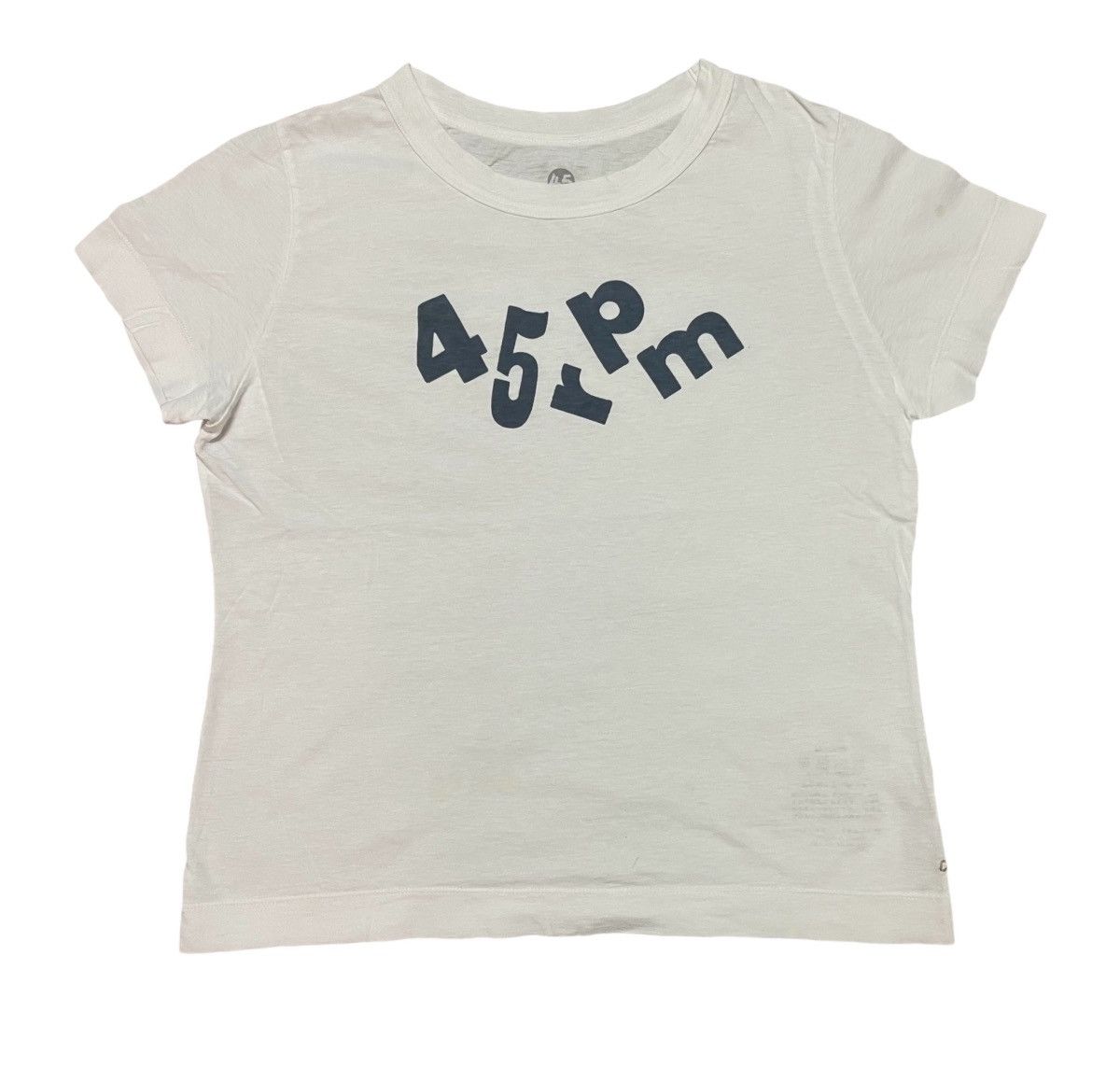 45rpm 2000s 45RPM SHIRT SPELL OUT RARE Size M / US 6-8 / IT 42-44 - 1 Thumbnail