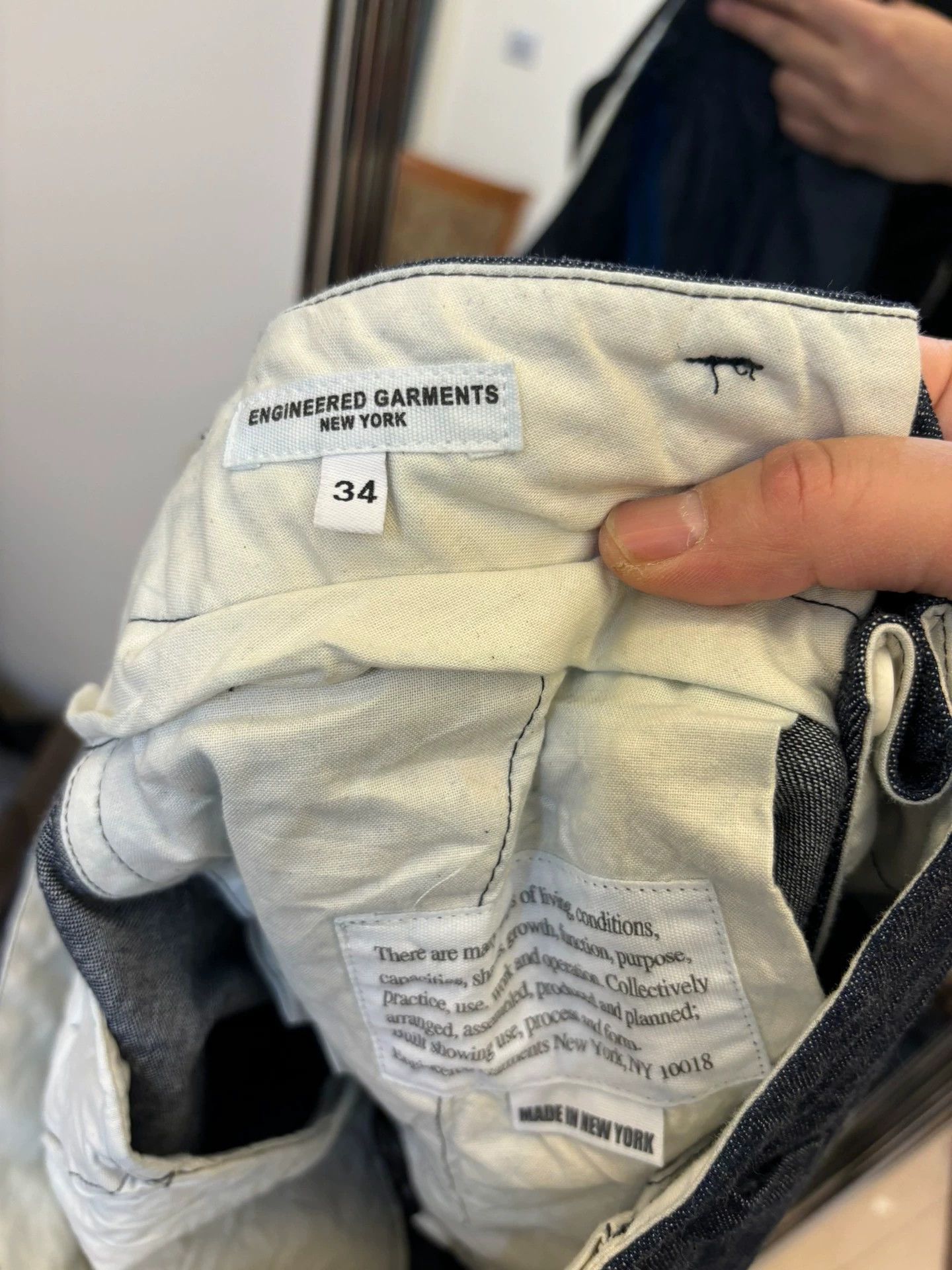 Engineered Garments Engineered Garments Side Webbing Denim Jeans 34 Size US 34 / EU 50 - 9 Thumbnail