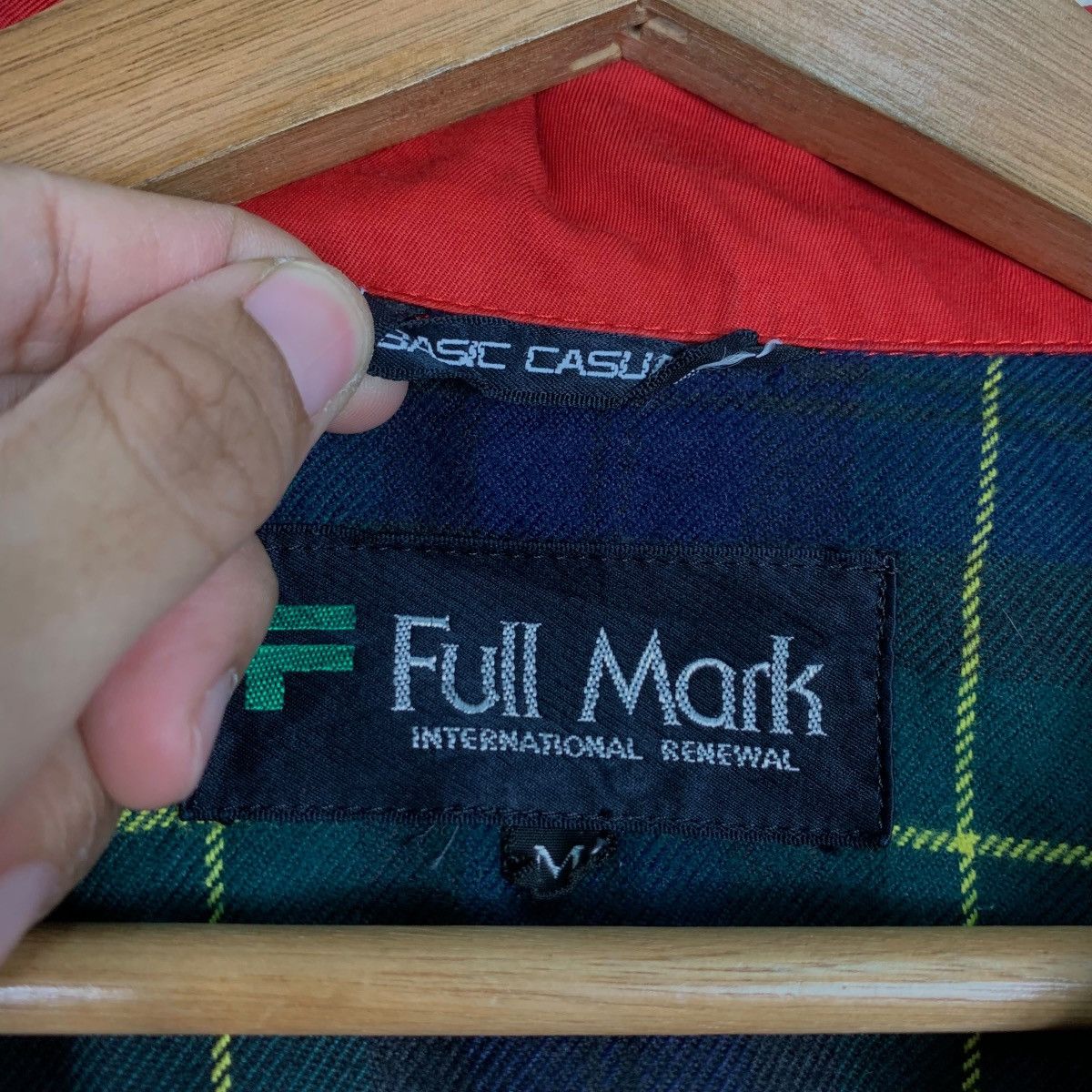 Japanese Brand Vintage FULL MARK Checked Lined Red Casual Jacket #0307-C14 Size US M / EU 48-50 / 2 - 16 Thumbnail