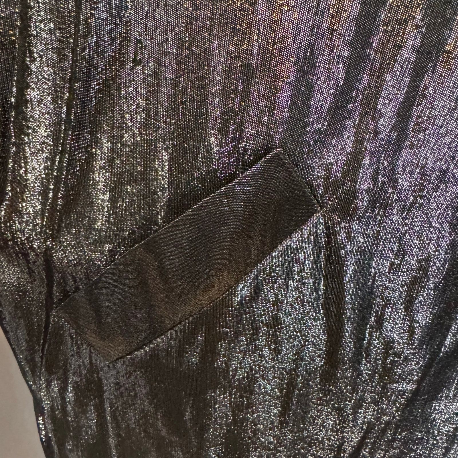 Betsey Johnson Betsey Johnson Vintage Metallic Silk Babydoll Dress Sz 8 USA Size M / US 6-8 / IT 42-44 - 4 Thumbnail
