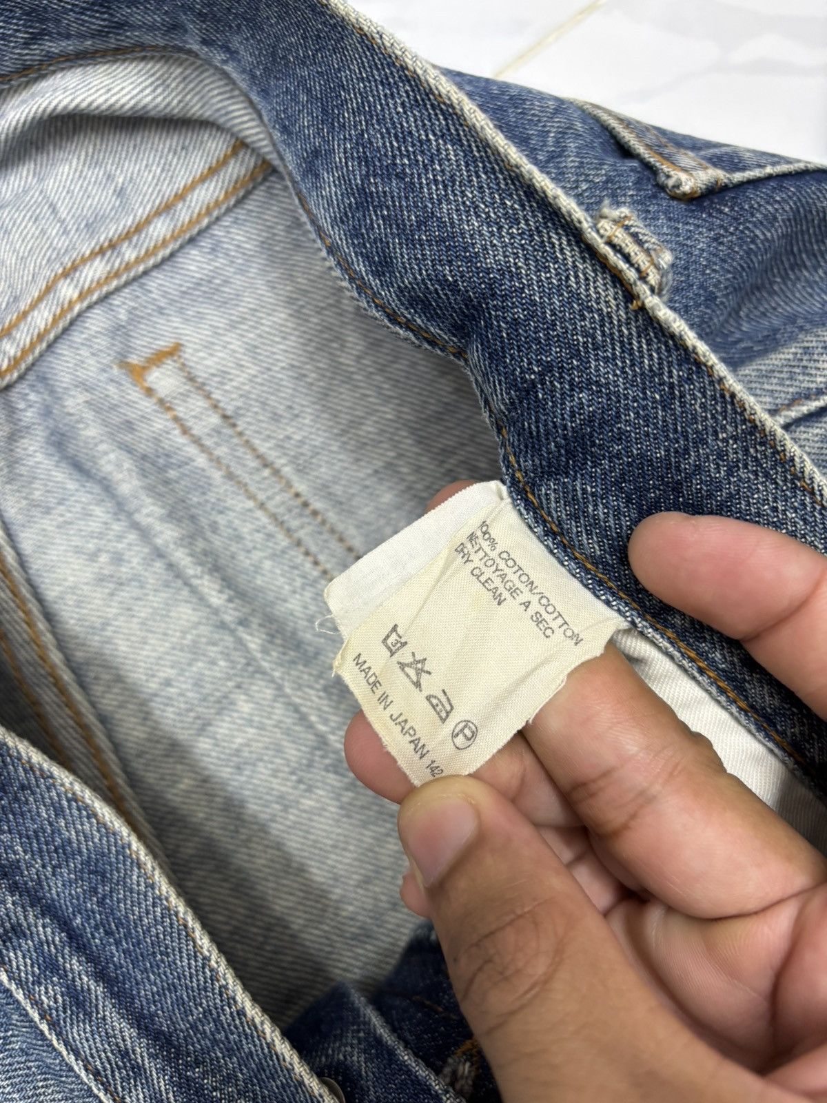 A.P.C. A.P.C Selvedge Distressed Repair Jeans Size US 32 / EU 48 - 15 Thumbnail