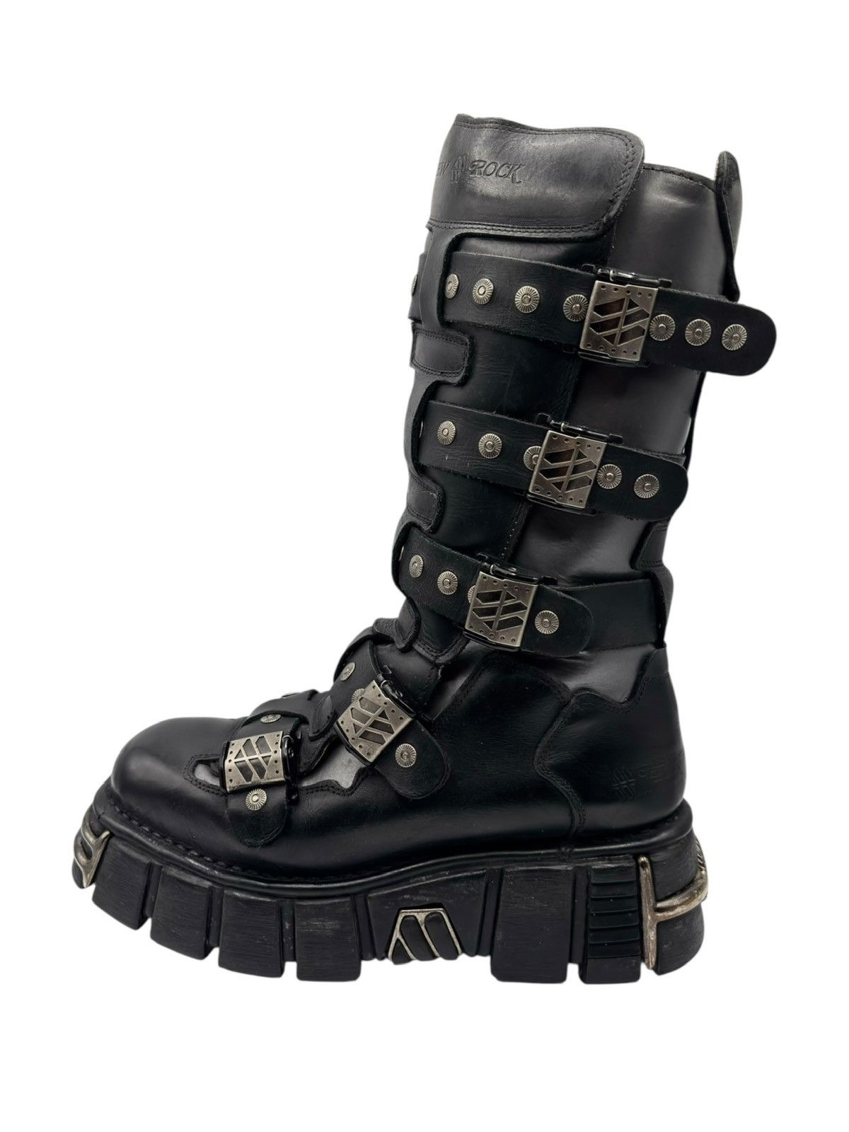 New Rock Vintage New Rock knee high studded platform boots Size 43 Size US 10 / EU 43 - 8 Thumbnail