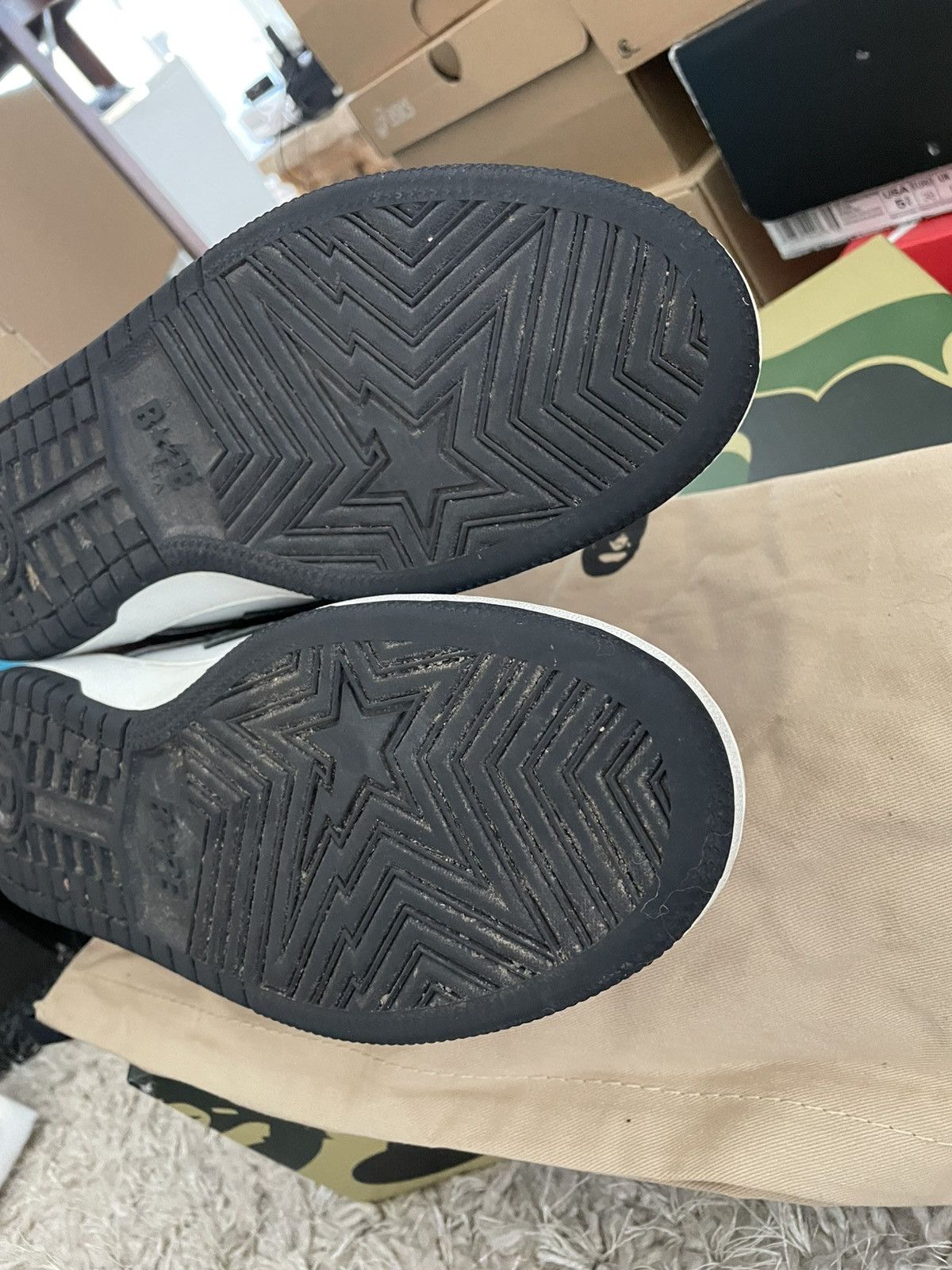 Bape Bape Sk8 Sta #5 M1 Black Size US 9.5 / EU 42-43 - 12 Thumbnail