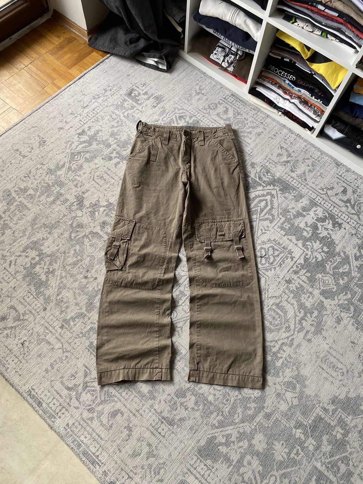 Japanese Brand Vintage Cargo Pants Avant Garde Baggy Wide Japanese Y2K Hype Size US 32 / EU 48 - 1 Thumbnail