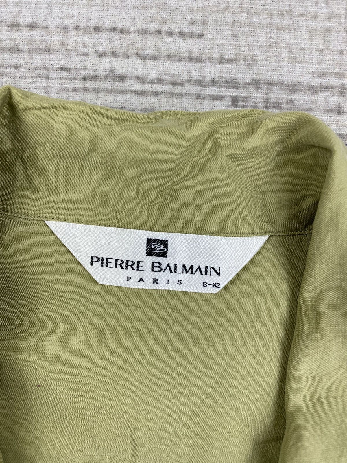 Designer × Pierre Balmain × Vintage Vintage Pierre Balmain Paris Button Ups Shirt Size US M / EU 48-50 / 2 - 9 Thumbnail