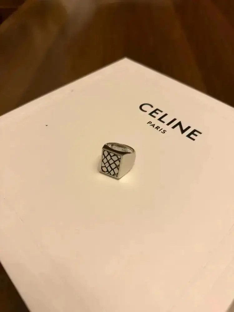 Celine Celine 23SS Stone Texture Ring Size ONE SIZE - 1 Thumbnail