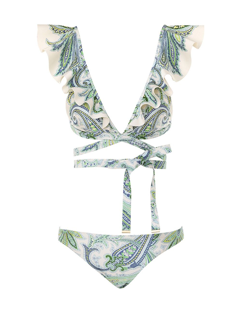 o1s22i1n1024 Size: 2 / Ottie Wrap Ruffle Bikini Set