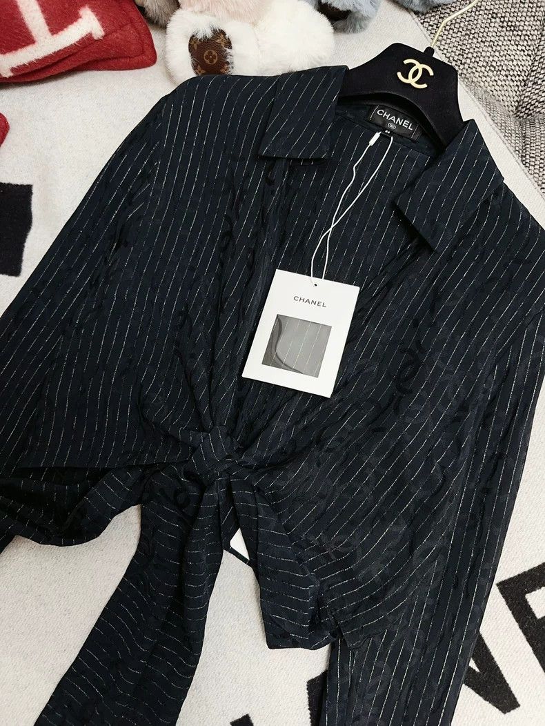 Chanel Chanel 23p spring and summer black dark double C fine glit Size XS / US 0-2 / IT 36-38 - 4 Thumbnail